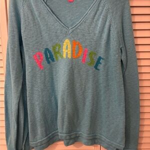Lilly Pulitzer Teal Knit Sweater